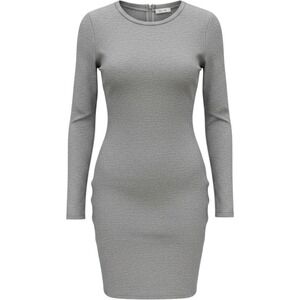 3.1 Phillip Lim Heather Grey Long Sleeve Sheath‎ Dress Crew Neck Size 2